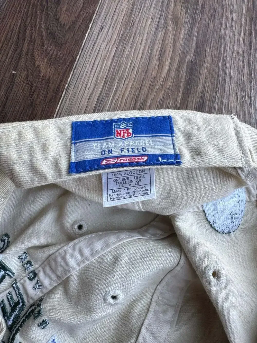 Vintage Reebok NFL Team Apparel On Field New York Jets Khaki/Green Hat